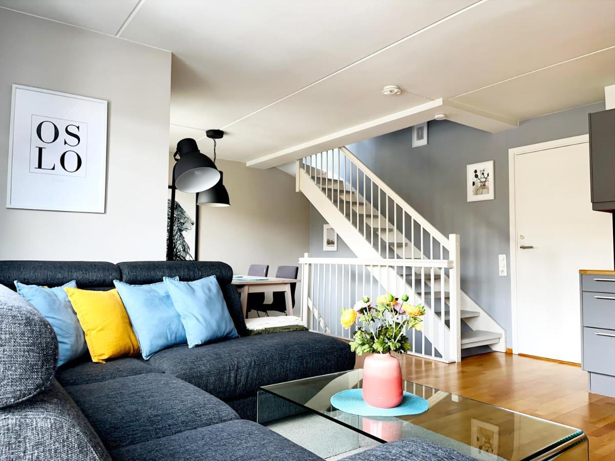 City Center Flat W Roof Top Terrace & Free Parking Oslo Luaran gambar