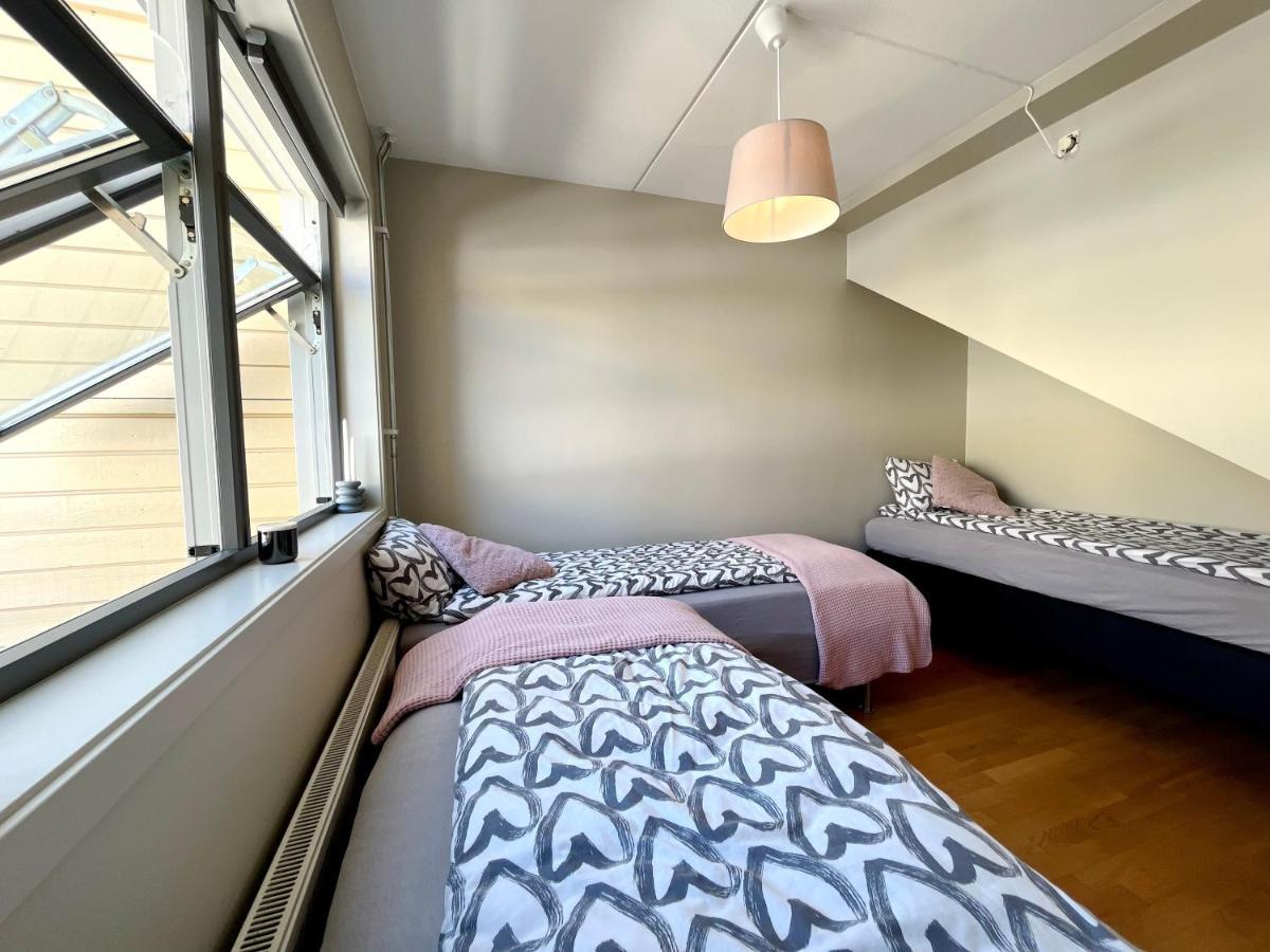 City Center Flat W Roof Top Terrace & Free Parking Oslo Luaran gambar