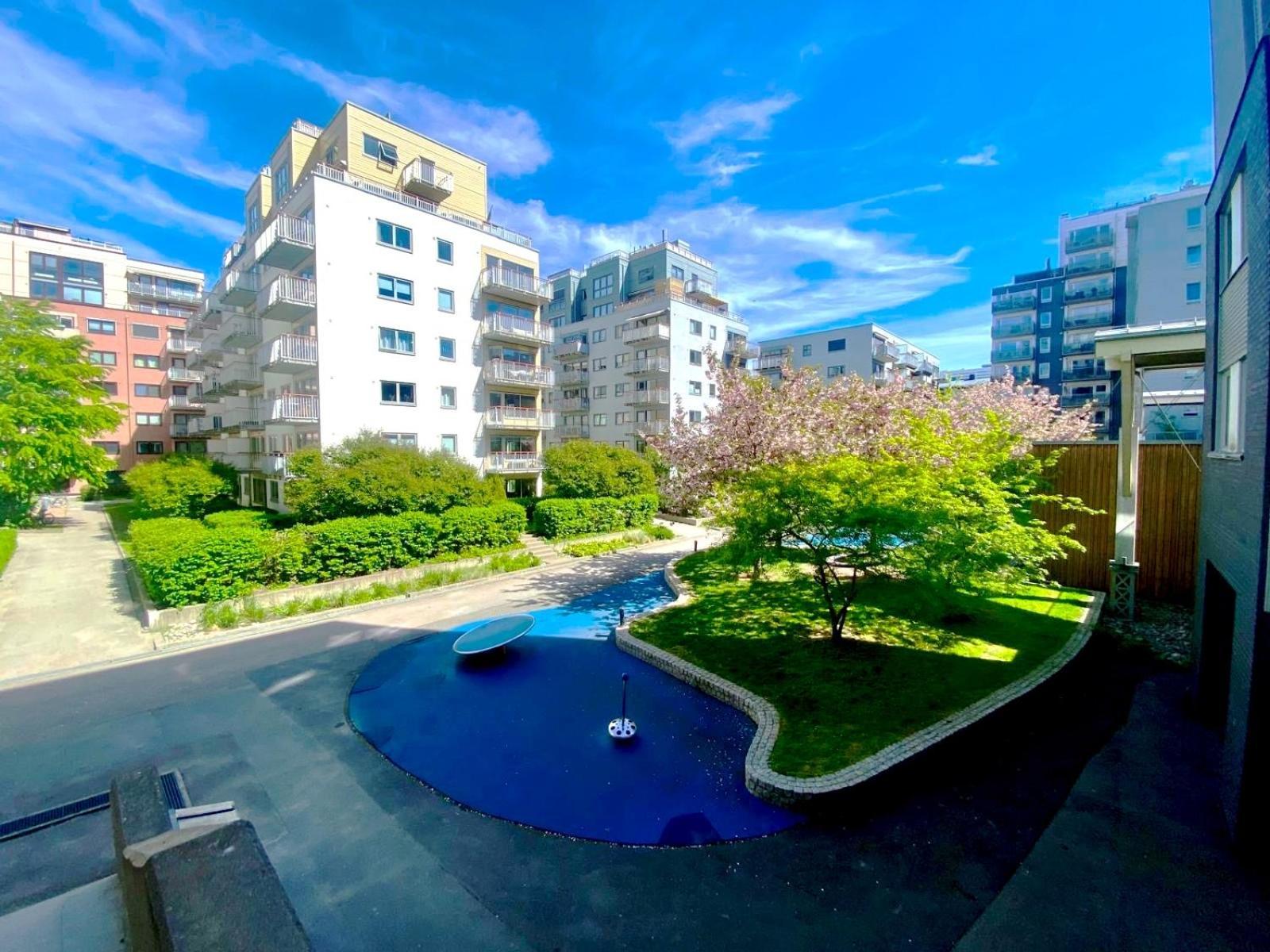 City Center Flat W Roof Top Terrace & Free Parking Oslo Luaran gambar