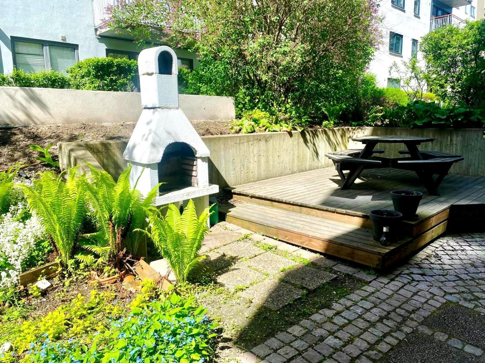 City Center Flat W Roof Top Terrace & Free Parking Oslo Luaran gambar